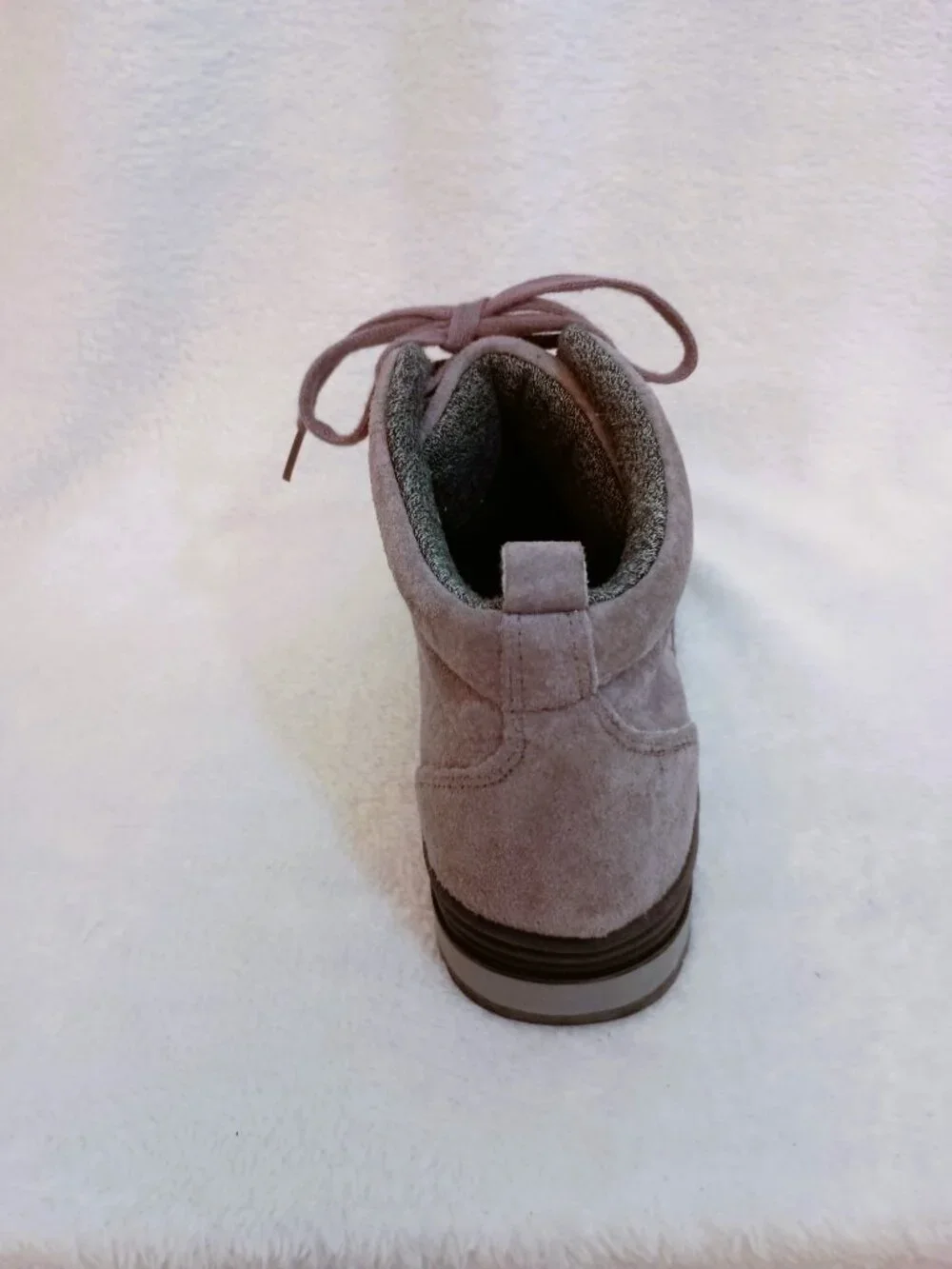 NWOB Vintage BOKS Reebok Gray Suede Ankle Sneakers Boots Women's Size 10 Grey